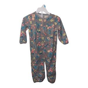 3/10$ Carters button u girl onesie 12 months floral